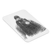 Camino de Santiago Pilgrim Magnet (Rechte Seite)