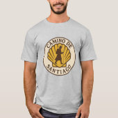 Camino de Santiago Pilgrim Tshirt (Vorderseite)