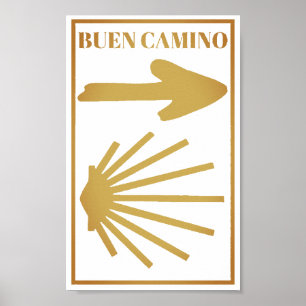 Camino de Santiago Plakat
