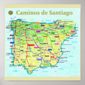 Camino de Santiago Poster (Vorne)