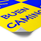 Camino de Santiago Poster (Ecke)