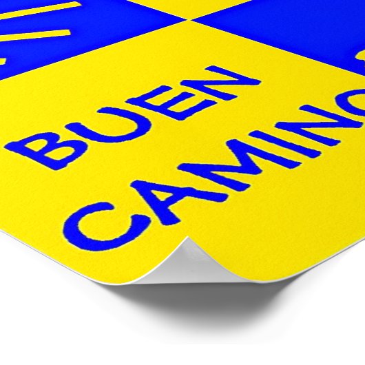 Camino de Santiago Poster (Ecke)