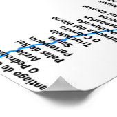 Camino de Santiago Poster (Ecke)