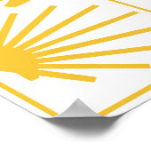 Camino de Santiago Poster (Ecke)