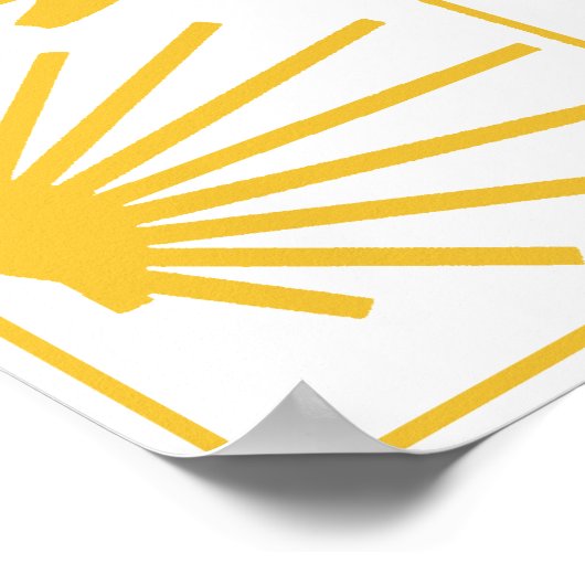 Camino de Santiago Poster (Ecke)