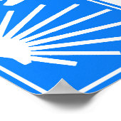 Camino de Santiago Poster (Ecke)