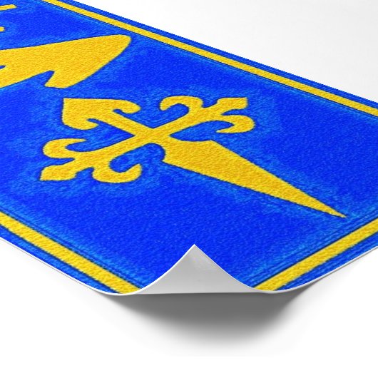 Camino de Santiago Poster (Ecke)
