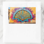 Camino de Santiago Rechteckiger Aufkleber (Tasche)