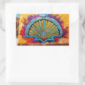 Camino de Santiago Rechteckiger Aufkleber (Tasche)