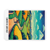Camino de Santiago Reise Magnet (Horizontal)
