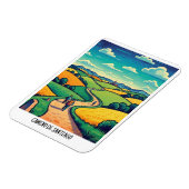 Camino de Santiago Reise Magnet (Linke Seite)