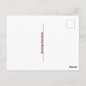 Camino de Santiago Scallop Muschel Postkarte (Rückseite)