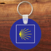 Camino de Santiago Sign, Spain Schlüsselanhänger (Vorderseite)