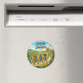 Camino de Santiago Spanien Magnet (In Situ (Geschirrspüler))