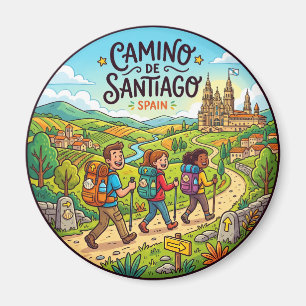 Camino de Santiago Spanien Magnet