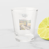 Camino de Santiago Spanien Schnapsglas (Rückseite)