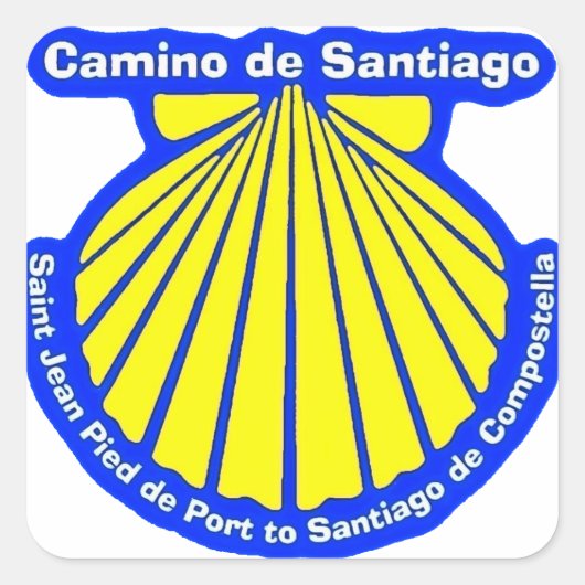 Camino de santiago Stickers (Vorderseite)
