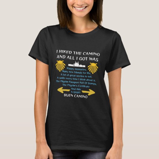 Camino de Santiago T - Shirt (Vorderseite)