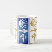 Camino de Santiago Tasse (Vorderseite Links)