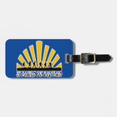 Camino de Santiago The way of st James 0043 Gepäckanhänger (Vorderseite horizontal)