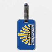 Camino de Santiago The way of st James 0043 Gepäckanhänger (Rückseite vertikal)