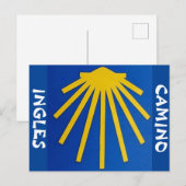 Camino de Santiago The way of st James 005 Postkarte (Vorne/Hinten)
