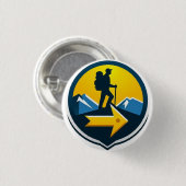 Camino de Santiago The way of st James 0073 Button (Vorne & Hinten)