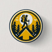 Camino de Santiago The way of st James 0118 Button (Vorderseite)