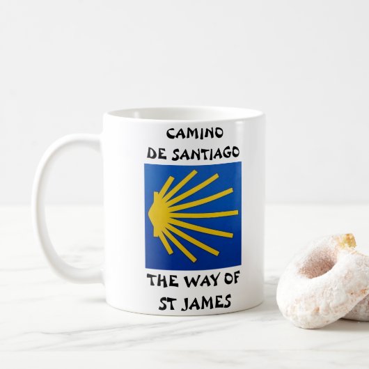 Camino de Santiago The way of st James 2010 Kaffeetasse (Mit Donut)