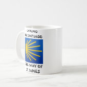 Camino de Santiago The way of st James 2010 Kaffeetasse (Vorderseite Links)