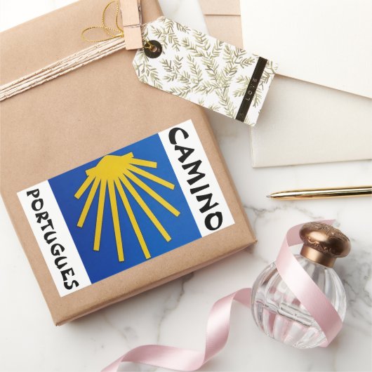 Camino de Santiago The way of st James 2013 Rechteckiger Aufkleber (Schenken)