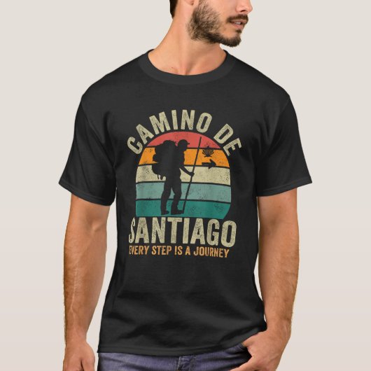 Camino de Santiago Tshirt Frauen Spanien Pilgrim W (Vorderseite)