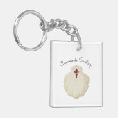 Camino de Santiago Walking Schlüsselanhänger (Vorderseite links)