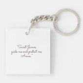 Camino de Santiago Walking Schlüsselanhänger (Rückseite)