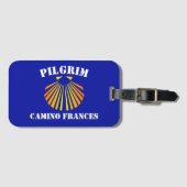 Camino Frances Pilger Gepäckanhänger (Vorderseite (Horizontal))