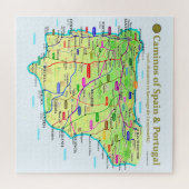 Camino Map Jigsaw Puzzle (Horizontal)