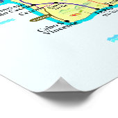 Camino Poster Verschiedene Größen (Ecke)