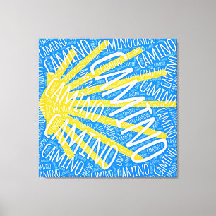 Camino Scallop Muschel Leinwanddruck