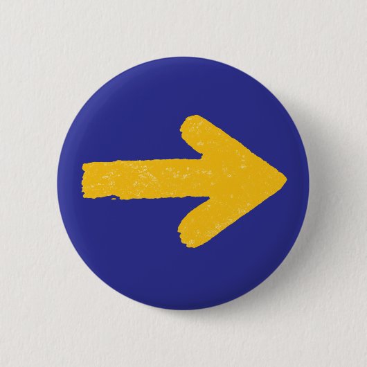 Camino Yellow Arrow Button Camino de Santiago (Vorderseite)