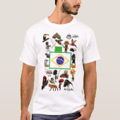 Camisa Brasil  T-Shirt (Vorderseite)