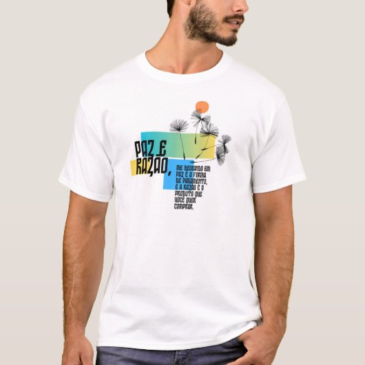 Camisa com frase T-Shirt (Vorderseite)