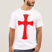 camisa cruzada - cruz vermelha T-Shirt (Vorderseite)
