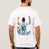 CAMISA DE MESSI T-Shirt (Rückseite)