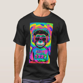 Camisa descolada macaco T-Shirt