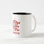 Camisa do Flamengo Kaffeebecher Zweifarbige Tasse (VorderseiteRechts)