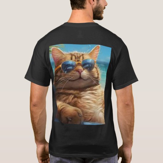 Camisa estampa gato costas Company Edu T-Shirt (Rückseite)