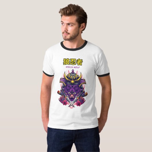 Camisa Ninja Wolf T-Shirt (Vorne ganz)