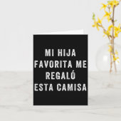 Camisa Para Papa E Hija Karte (Gelbe Blume)