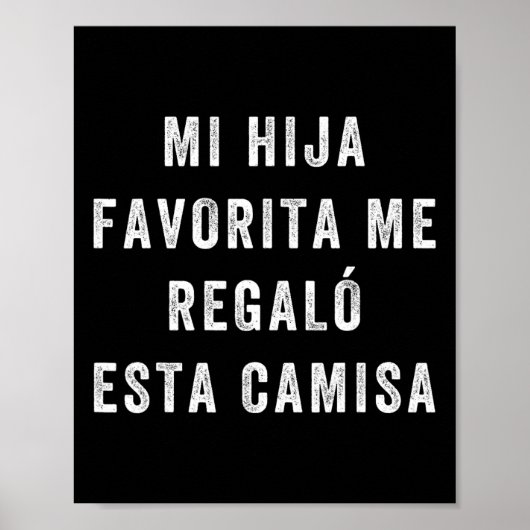 Camisa Para Papa E Hija Poster (Vorne)