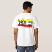 Camisa warnende Zone T-Shirt (Schwarz voll)